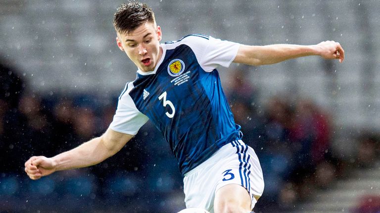 Kieran Tierney impressed on his Scotland debut