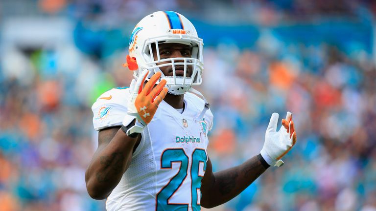 Lamar Miller of the Miami Dolphins