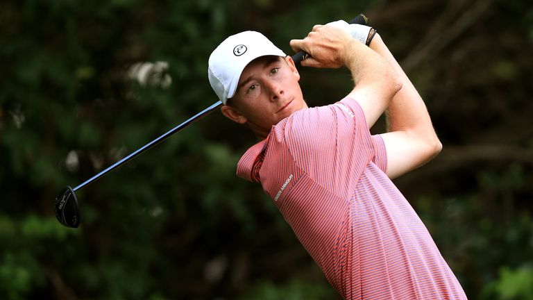 Amateur Lee McCoy during the final round of the Valspar Championship at Innisbrook Resort Copperhead Course