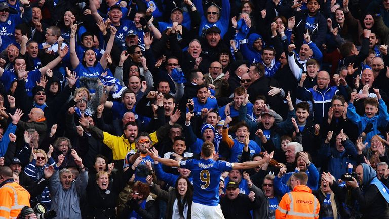 Leicester fans celebrate goals so vociferously they are causing seismic spikes