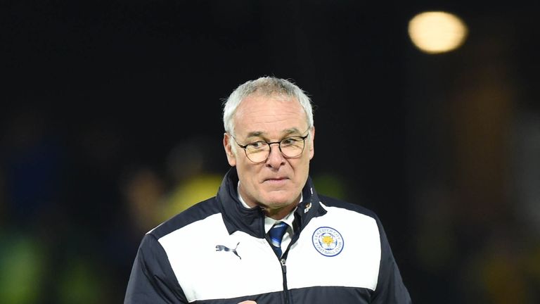 Leicester City manager Claudio Ranieri 