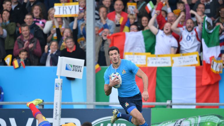 Sarto was a try-scorer for Italy at the World Cup last autumn