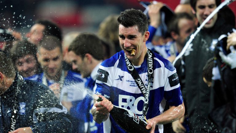 Ridgewell won the League Cup with Birmingham in 2011