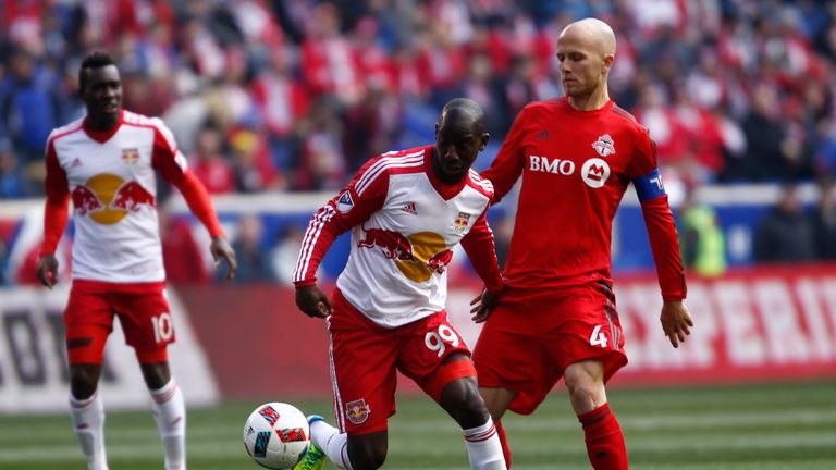 Sam enjoys playing alongside fellow Englishman Bradley Wright-Phillips