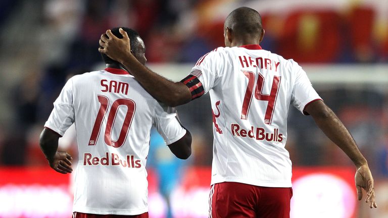 Sam played with Thierry Henry at the Red Bulls