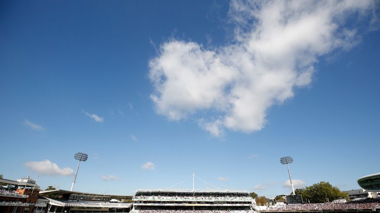 A general view of the action during the Royal London One-Day Cup Final between Surrey and Gloucestershire at Lord's