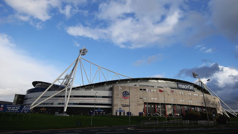 A general view of the Macron Stadium during the FA Cup fourth round match between Bolton Wanderers and Leeds United