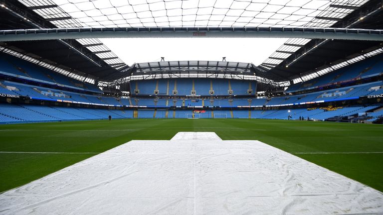 A general view of Manchester City's Etihad Stadium 