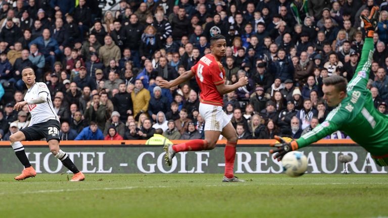 Marcus Olsson scores Derby's winner