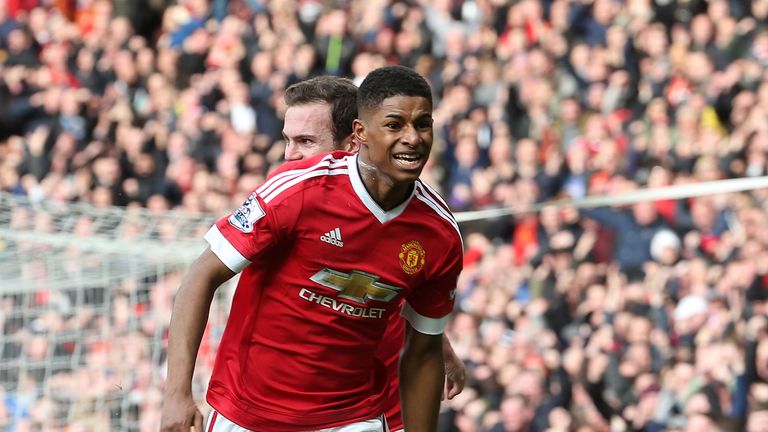 Marcus Rashford is among a slew of youngsters who Van Gaal has blooded