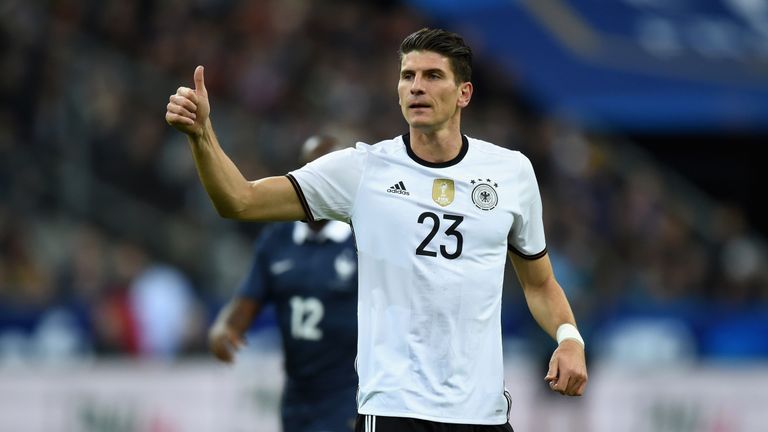 Mario Gomez will start for Germany against England 