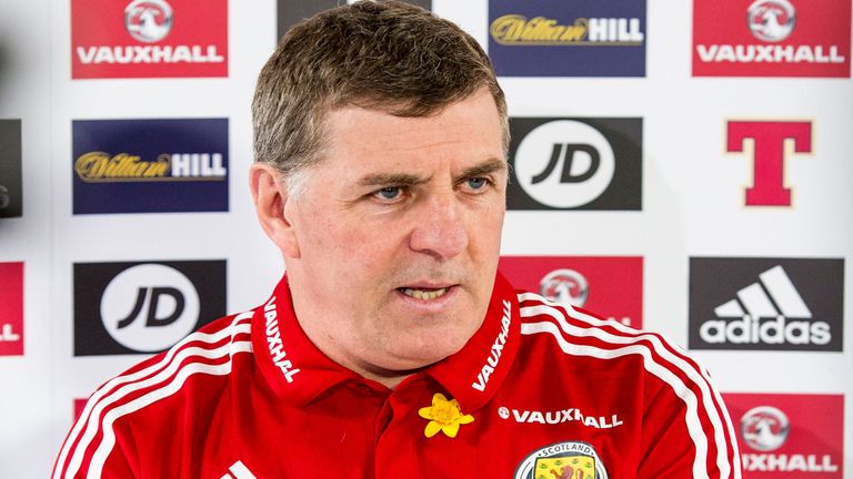 Scotland assistant manager Mark McGhee