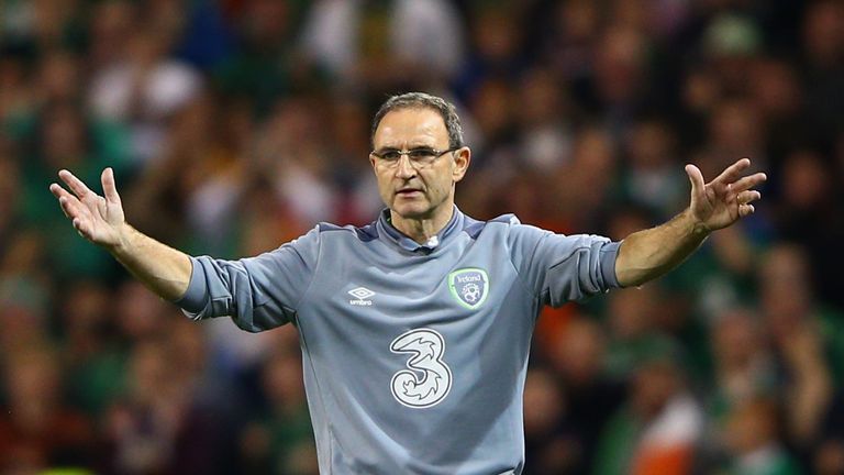 Head Coach Martin O'Neill of Republic of Ireland 