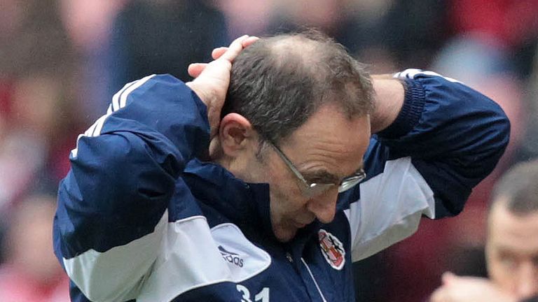 Sunderland's Northern Irish manager Martin O'Neill
