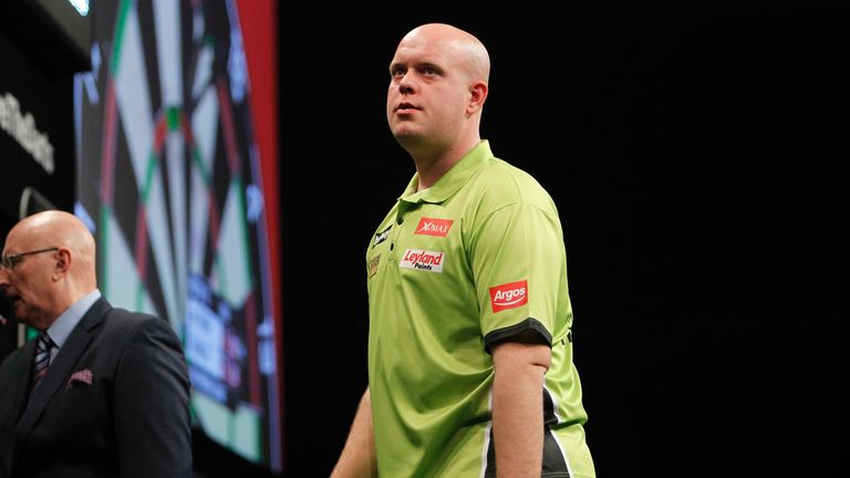 Michael van Gerwen (Pic by Lawrence Lustig)