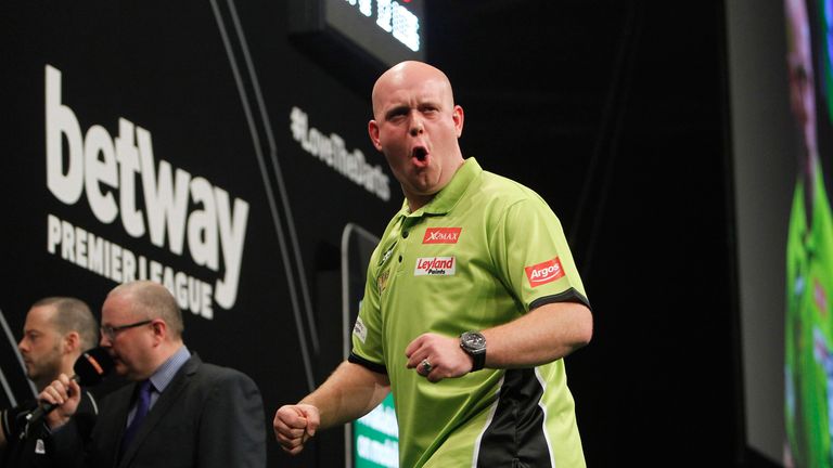 Michael van Gerwen (Pic by Lawrence Lustig)