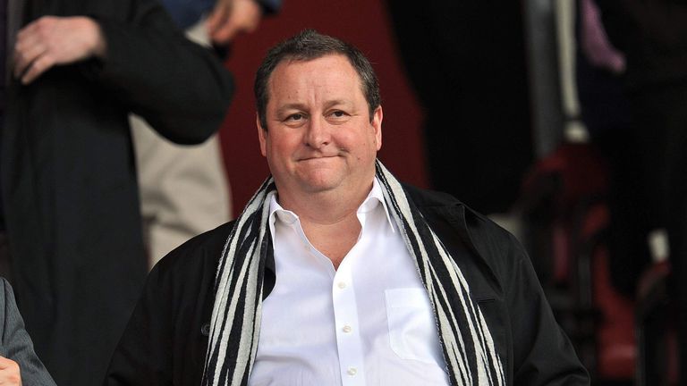Newcastle and Sports Direct owner Mike Ashley