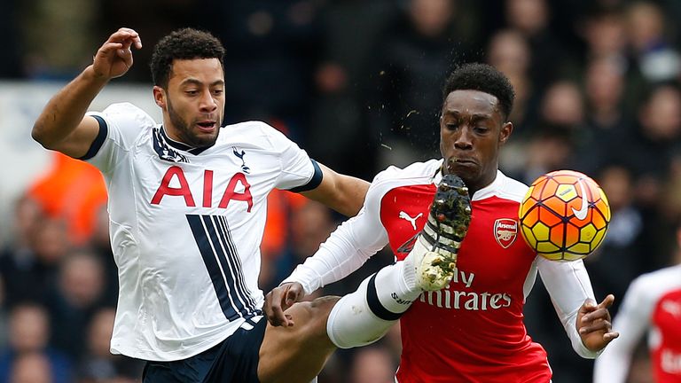 Mousa Dembele, Danny Welbeck, Tottenham v Arsenal, Premier League