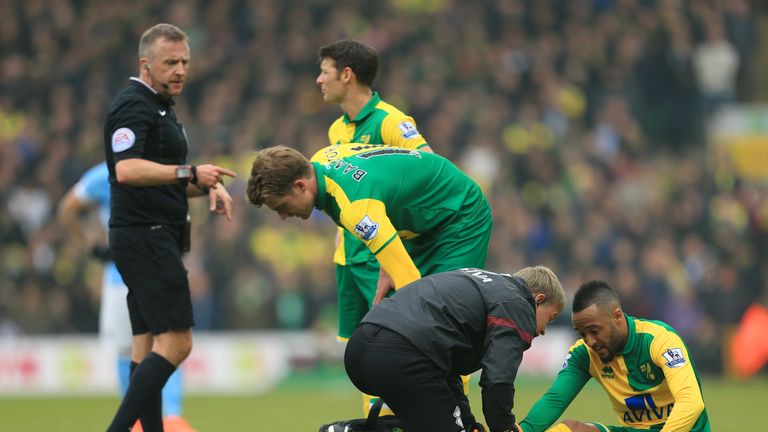 Nathan Redmond's ankle injury will keep him out for a few weeks, Alex Neil says