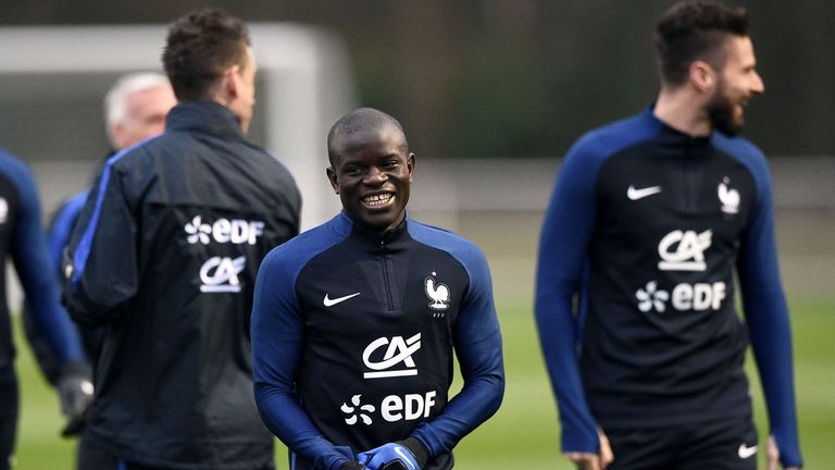 N'Golo Kante was called up to the France squad for the first time this month