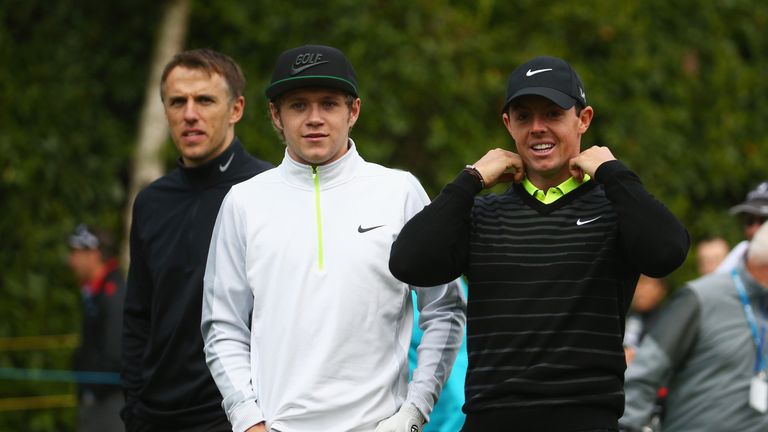 Noran was a star attraction last year as he played with Rory McIlroy and Phil Neville