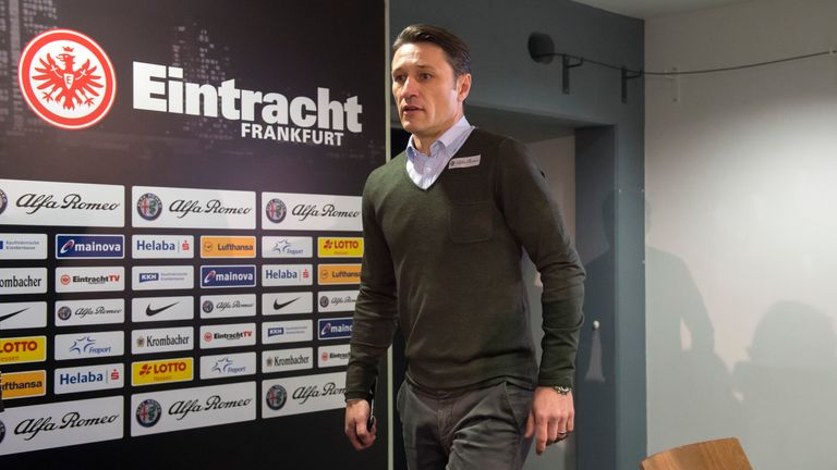 Niko Kovac was presented as the new head coach of Eintracht Frankfurt during a press conference at Commerzbank-Arena on Tuesday