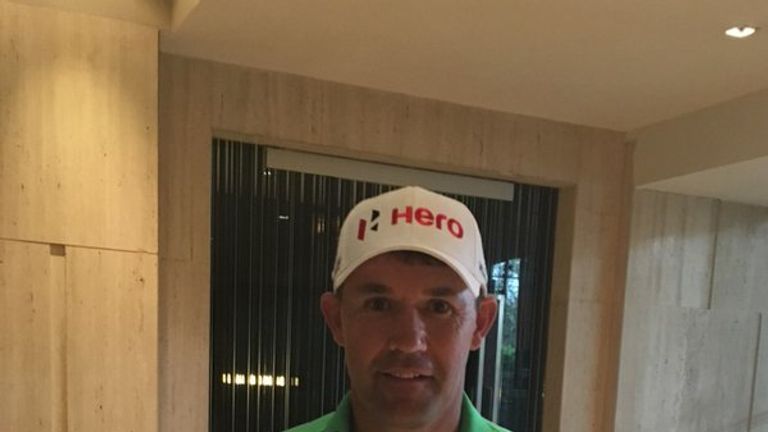 Padraig Harrington was happy to #GoGreen4PatricksDay 