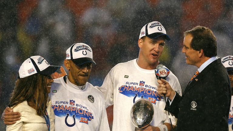 Peyton Manning of the Indianapolis Colts