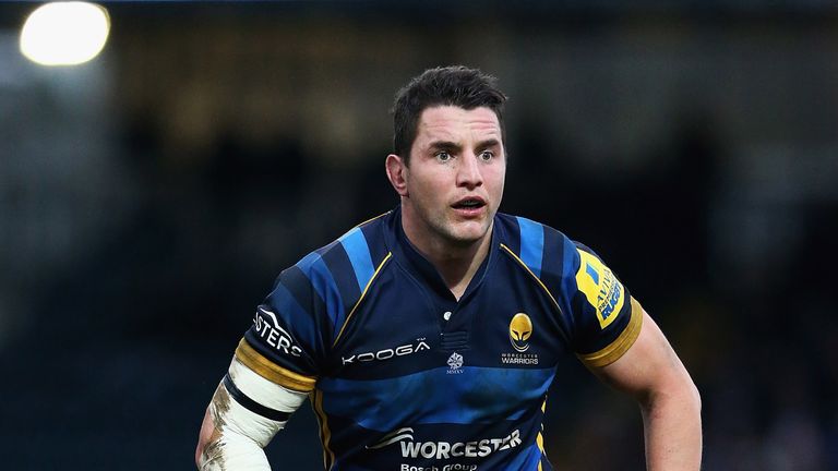 Phil Dowson of Worcester Warriors in action 