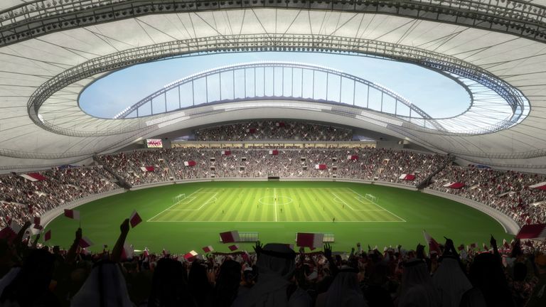  In this handout image supplied by Qatar 2022, this artists impression represents Khalifa International Stadium.