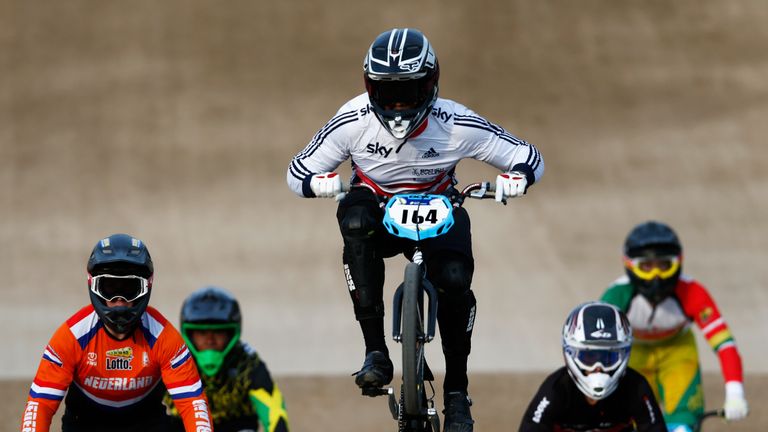 Quillan has been working hard during the winter on his bike control