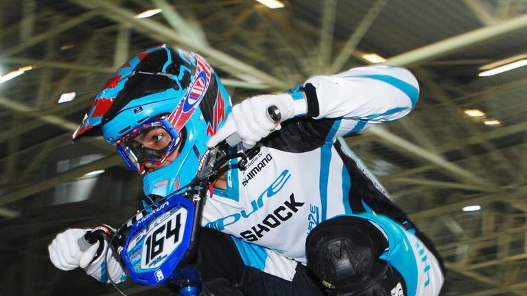 Quillan Isidore goes flying in Manchester in the season opener (copyright: Jonathan Hearn)