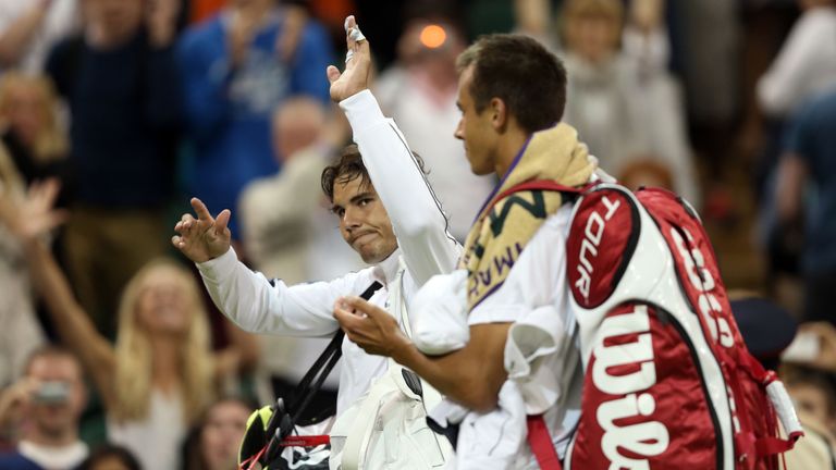 Rafael Nadal didnt play a competitive match for seven months following his 2nd round defeat to Lukas Rosol at Wimbledon in 2012