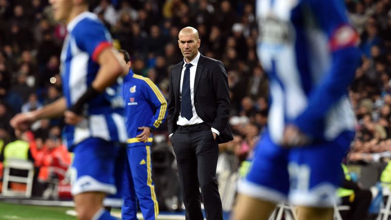 Zinedine Zidane succeeded Rafael Benitez at the start of January
