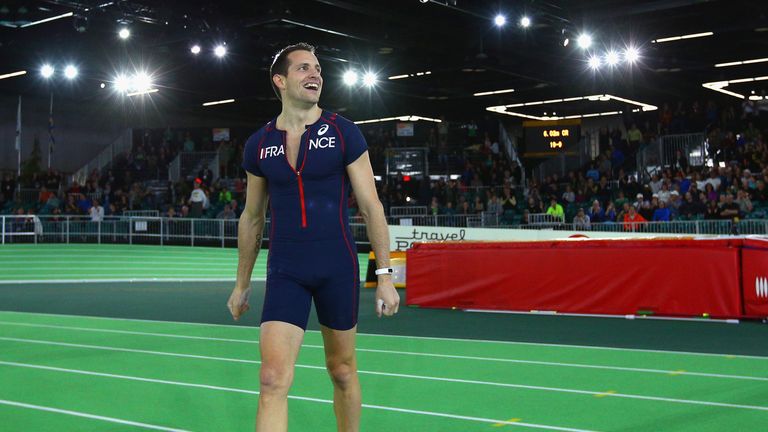 Gold medallist Renaud Lavillenie of France