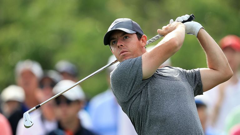 Rory McIlroy in action during the final round of the Arnold Palmer Invitational at Bay Hill