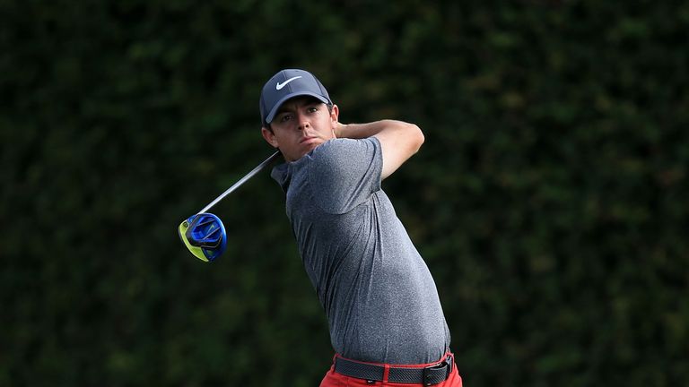 ORLANDO, FL - MARCH 20:   Rory McIlroy of Northern Ireland hits his tee shot on the ninth hole during the final round of the Arnold Palmer Invitational Pre