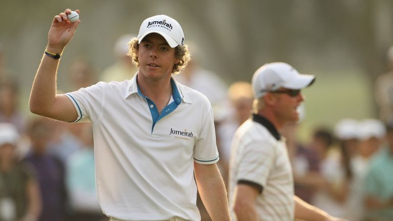 Rory McIlroy claimed a two-shot win at Hong Kong in 2011