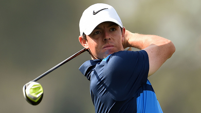 Rory McIlroy made a move up the leaderboard during the second round