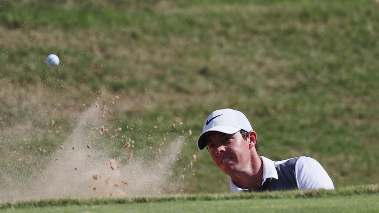 McIlroy got in to trouble at the eighth as he carded a bogey