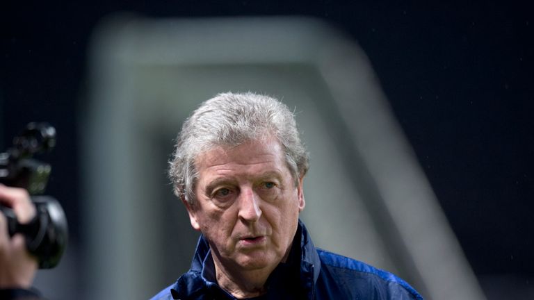 BERLIN, GERMANY - MARCH 25:  England Coach Roy Hodgson during a training session prior to the 