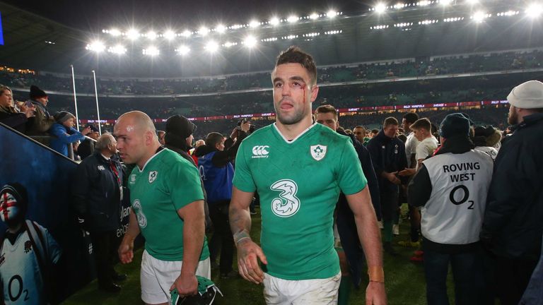 Ireland's Conor Murray after the Six Nations loss to England