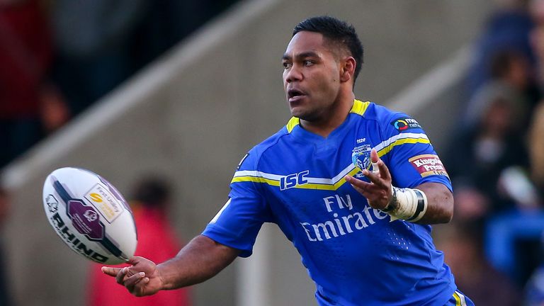 Warrington stand-off Chris Sandow.