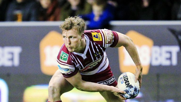 Wigan's Dan Sarginson, who moves to Gold Coast Titans for the 2017 season
