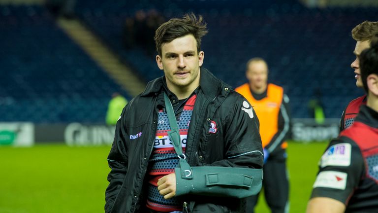 Edinburgh and Scotland centre Matt Scott