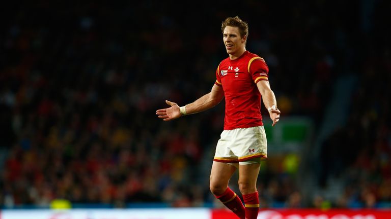 LONDON, ENGLAND - OCTOBER 10: Liam Williams of Wales reacts during the 2015 Rugby World Cup Pool A match between Australia and Wales at Twickenham Stadium 