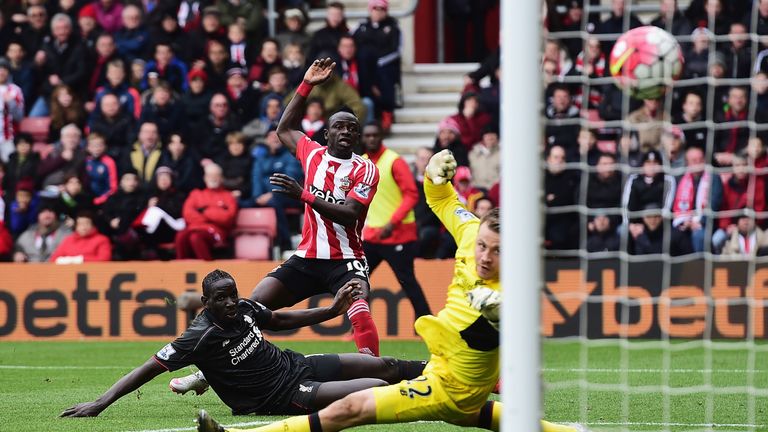 Sadio Mane scores for Southampton