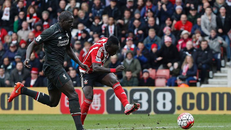 Sadio Mane scores Southampton's winner