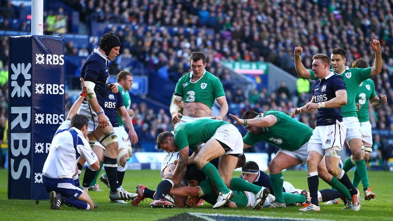 Scotland lost 40-10 to Ireland in last year's Six Nations