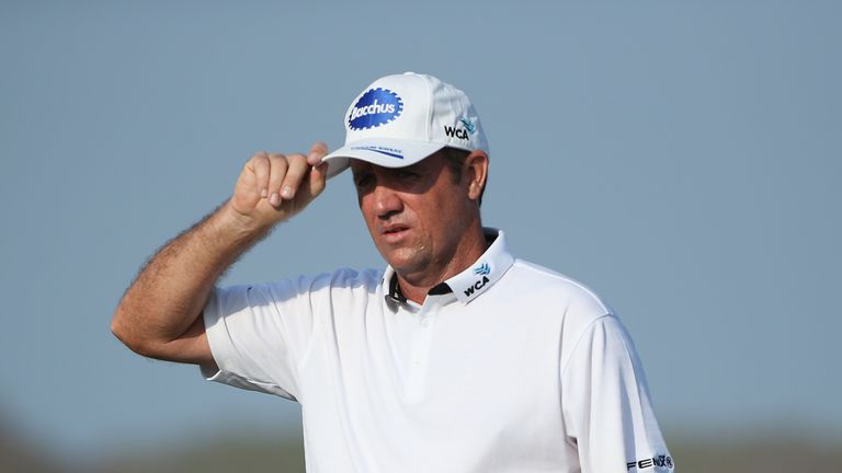 Scott Hend during the third round of the True Thailand Classic at Black Mountain Golf Club